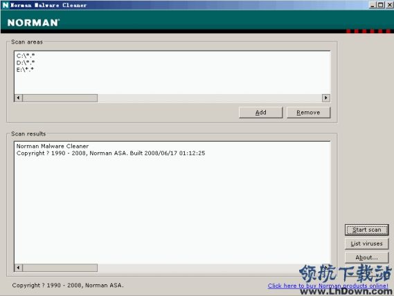 恶意软件清理工具(Norman) 20120508