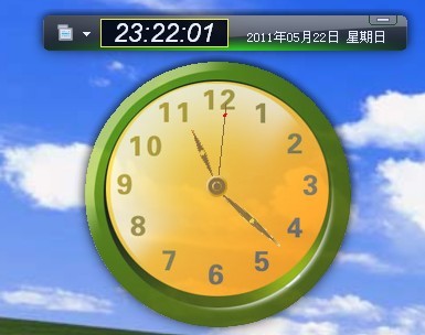桌面数字时钟咪咪版