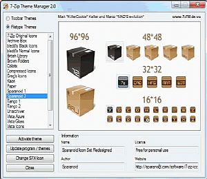 7-Zip美化软件(7-Zip Theme Manager)