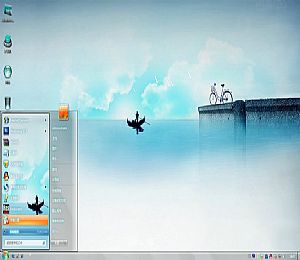 一个人的旅行win7桌面主题