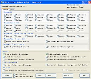 WSUS Offline Update(系统补丁自动下载更新器)