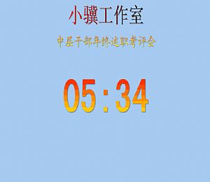 小骥分秒计时器