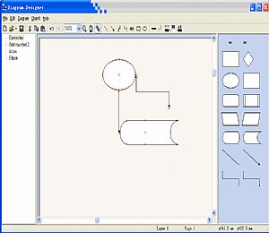 电脑绘画流程图工具diagram designer