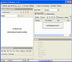 Advanced Renamer(快速文件重命名工具)