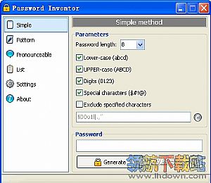 Password Inventor(随机密码生成器)