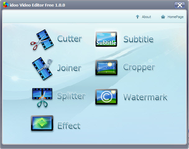 免费视频编辑软件(Idoo video editor)