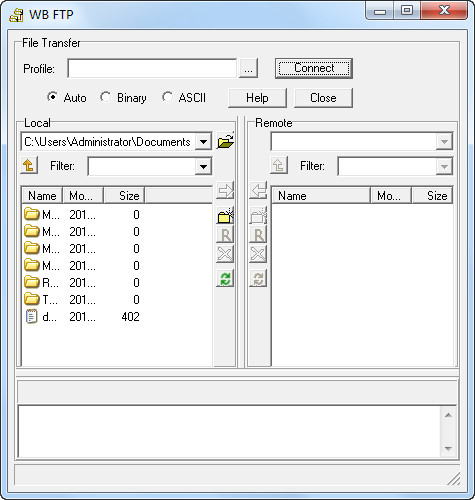 FTP客户端软件(WB FTP)