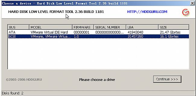 移动硬盘万能低级格式化工具(Hard Disk Low Level Format Tool)