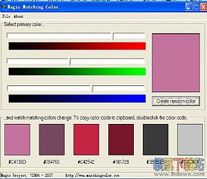 Magic Matching Color(自动配色软件)