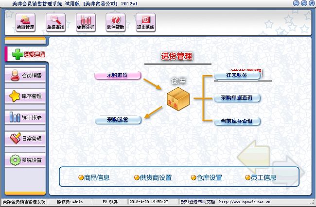 美萍会员销售管理软件2012