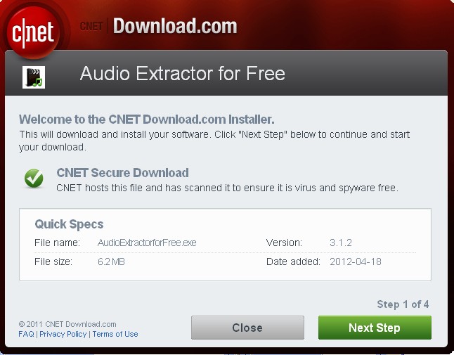 音频提取软件(Audio Extractor for Free)