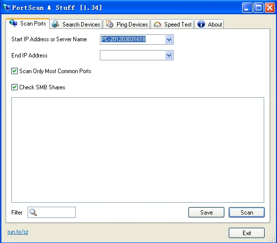 ip地址扫描软件(SZ PortScan)