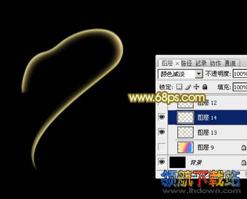 Photoshop实例教程：纯手工制作炫彩2013蛇年文字