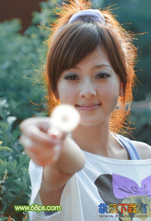 Photoshop通道应用实例：PS扣图之巧抠美女发丝