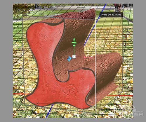 用PS打造秋天3D立体字