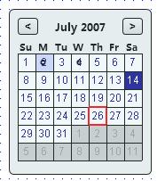 Axure常用交互实例教程：日历控件选择日期