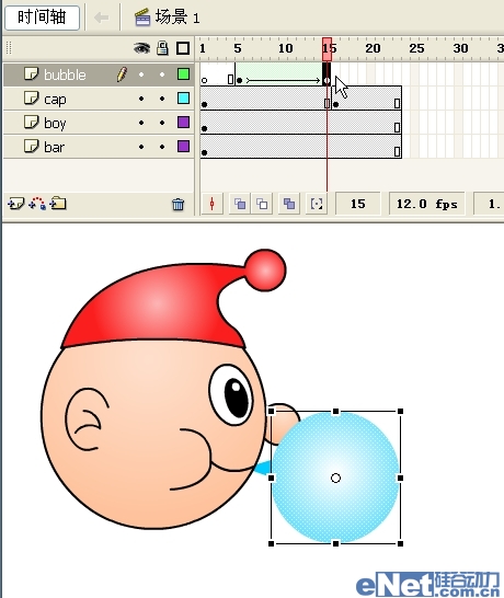 吹泡泡动画怎么做？Flash教你如何制作吹泡泡动画特效