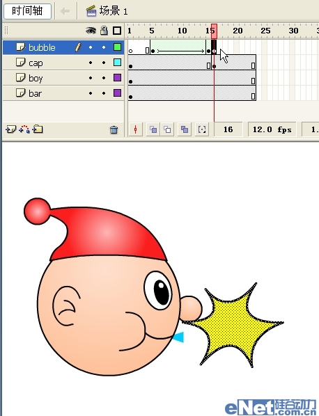 吹泡泡动画怎么做？Flash教你如何制作吹泡泡动画特效