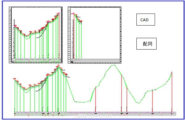 浩辰CAD电力软件配网线路轻松解决断面图幅过长教程