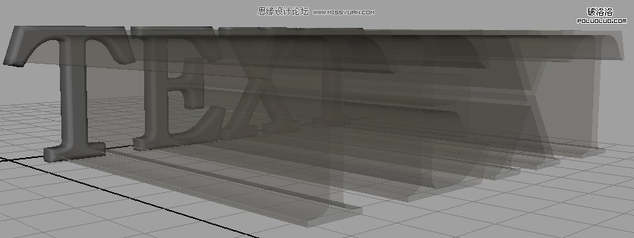 maya立体字怎么制作？Maya制作立体字建模教程