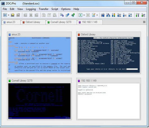 zoc terminal(telnet/SSH/SSH2客户端)