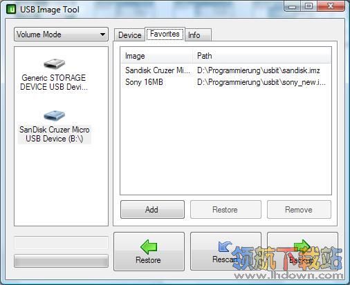 USB Image Tool(u盘备份与恢复工具)