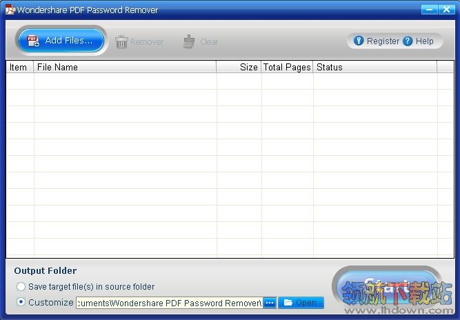 Wondershare PDF Password Remover(pdf密码移除器)
