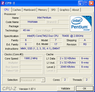 Cpu-Z(cpu检测软件)