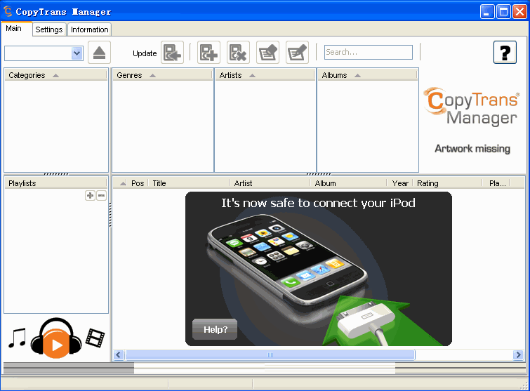 CopyTrans Manager|ipod, iphone管理软件