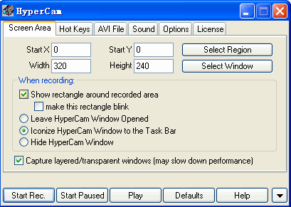 HyperCam(教学课程制作软件)