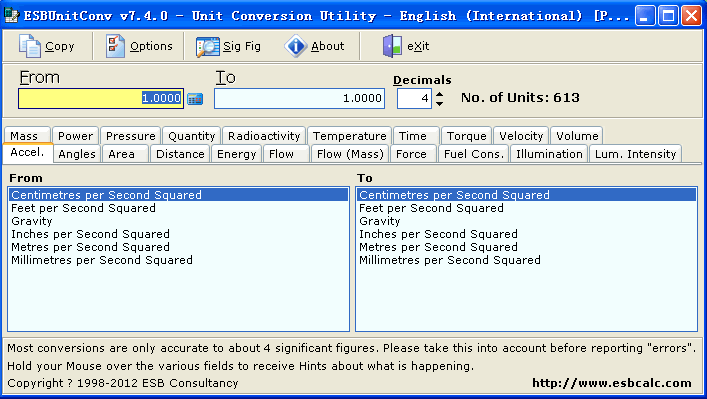 实用计量单位转换工具(ESBUnitConv)