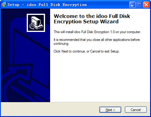 硬盘分区加密软件(idoo Full Disk Encryption)