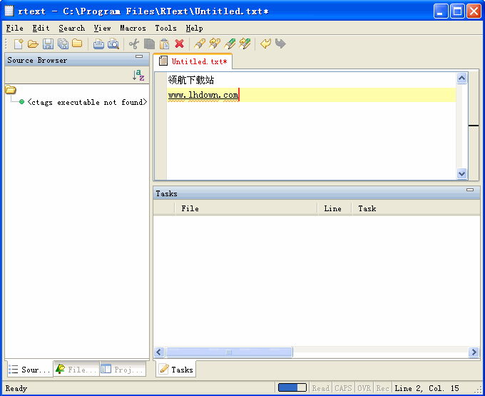 程序员文本编辑器(RText)