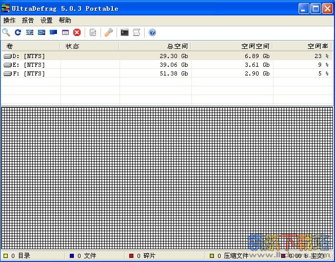 UltraDefrag_开源磁盘整理工具