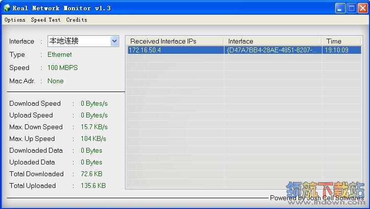 Real Network Monitor(局域网流量控制软件)