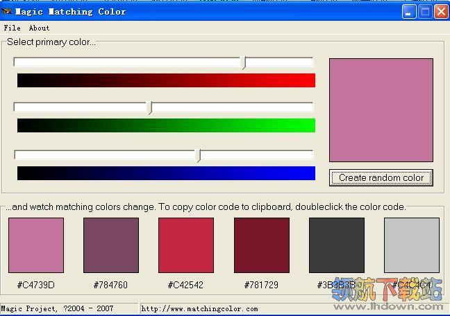 Magic Matching Color(自动配色软件)