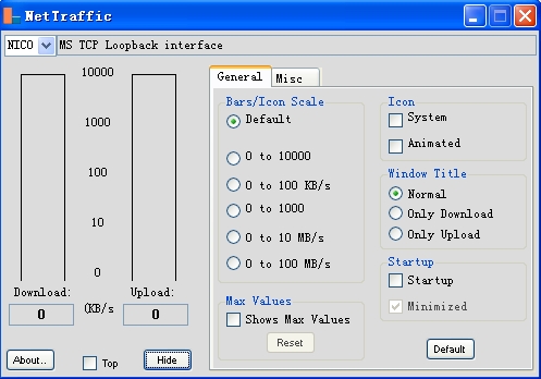 NetTraffic(网络流量监测器)