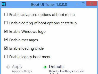 Win8启动画面修改工具(Boot UI Tuner)