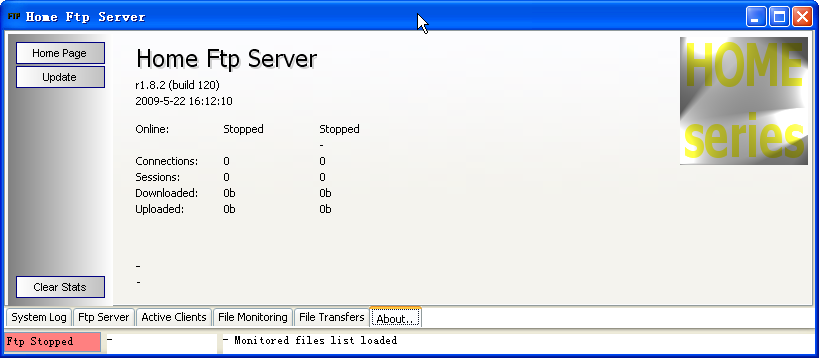 免费FTP服务器Home Ftp Server