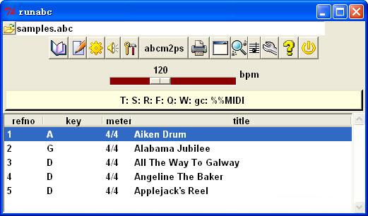 ABC文件编辑器(Runabc)