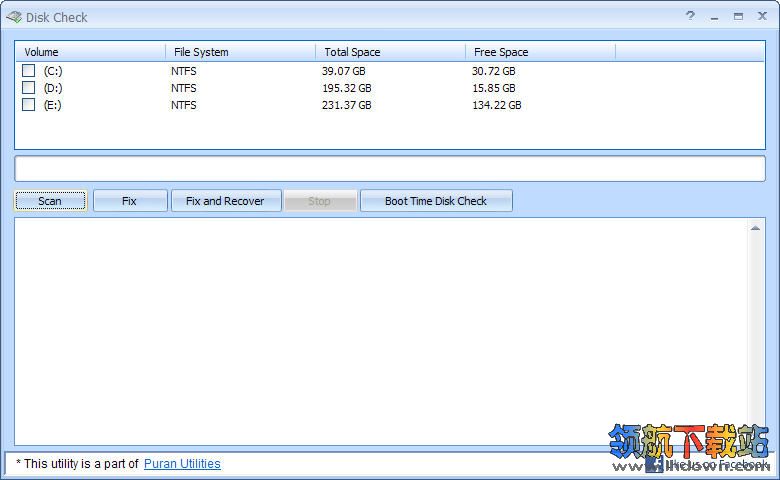 硬盘坏扇区修复软件Disk Check