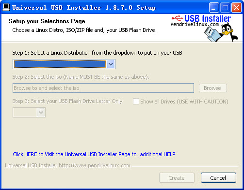 Linux系统U盘安装器(Universal USB Installer)