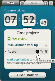 软件使用时间追踪工具(Motivate Clock)