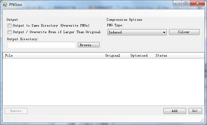 PNG图像压缩工具(PNGoo)