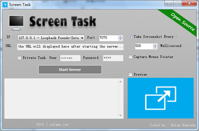 屏幕内容共享(Screen Task)