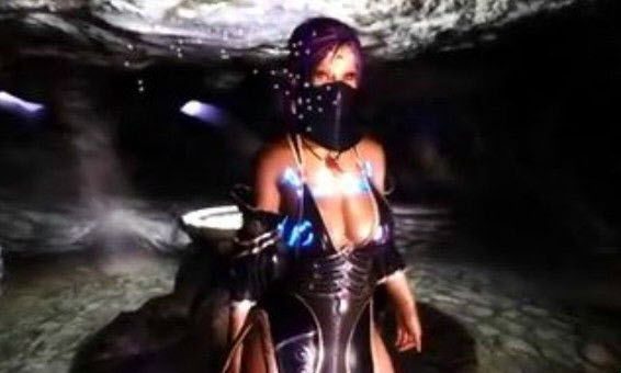 上古卷轴5特效舞姬长裙mod