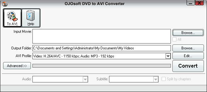 OJOsoft DVD to AVI Converter(DVD转换avi)