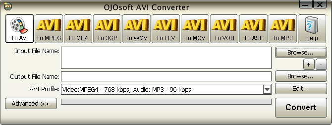 OJOsoft AVI Converter(avi格式转换器)