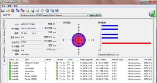 wirelessmon(无线网络信号扫描工具)