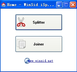 文件分割合并软件(WinSid iSplitter)